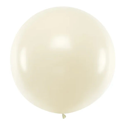 Feestbazaar Mega Ballon Pearl White - 100cm