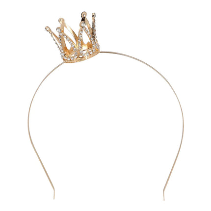 Feestbazaar Metalen diadeem Kroon Esther
