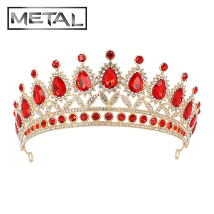 Feestbazaar Metalen Tiara Royal Christina