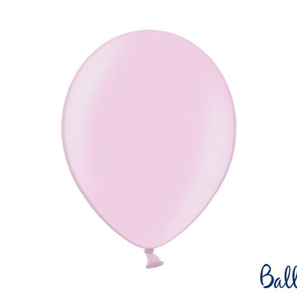 Feestbazaar Metallic Ballonnen Candy Pink - 50 Stuks
