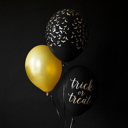 Feestbazaar Metallic Ballonnen Goud - 50 Stuks