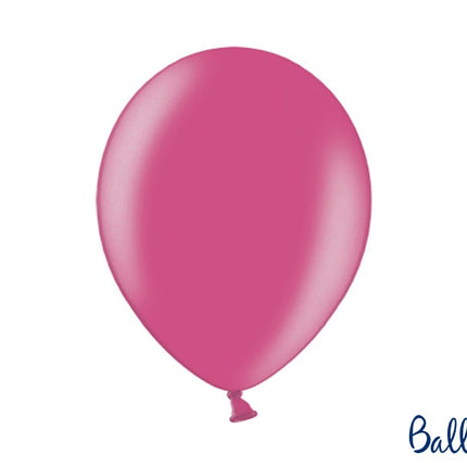 Feestbazaar Metallic Ballonnen Hot Pink (100st)