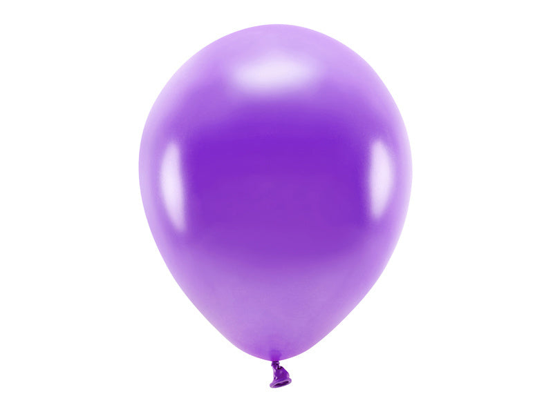 Feestbazaar Metallic Ballonnen Violet Premium Organic (10st)