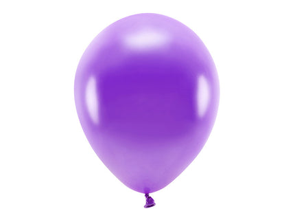Feestbazaar Metallic Ballonnen Violet Premium Organic (10st)