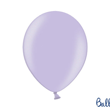 Feestbazaar Metallic Ballonnen Wisteria Paars - 10 Stuks