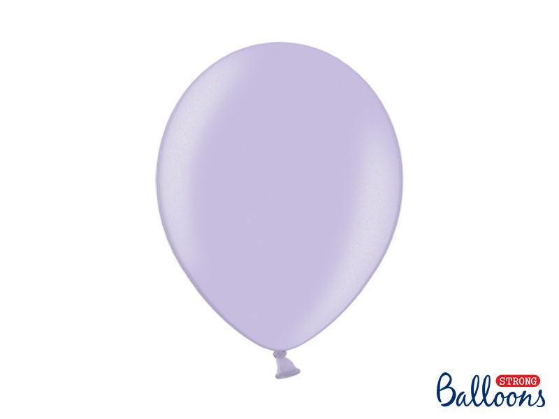 Feestbazaar Metallic Ballonnen Wisteria Paars - 10 Stuks