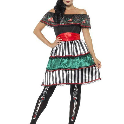 Feestbazaar Mexicaans Dag Van De Doden Kostuum vrouw