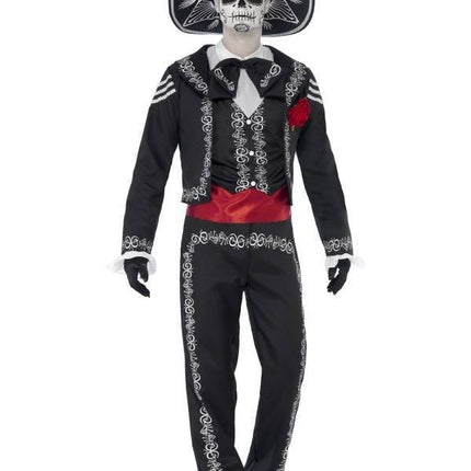 Feestbazaar Mexicaans Kostuum Man Day Of The Dead