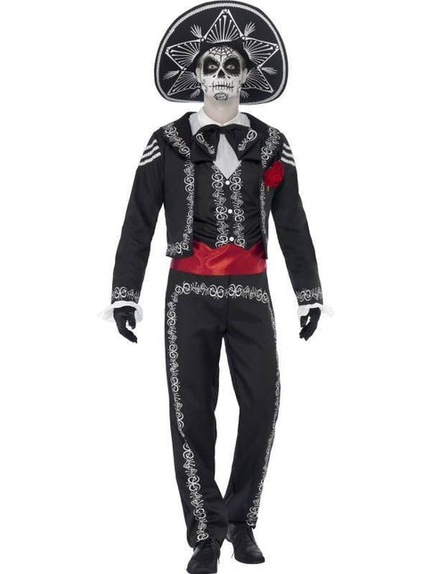Feestbazaar Mexicaans Kostuum Man Day Of The Dead