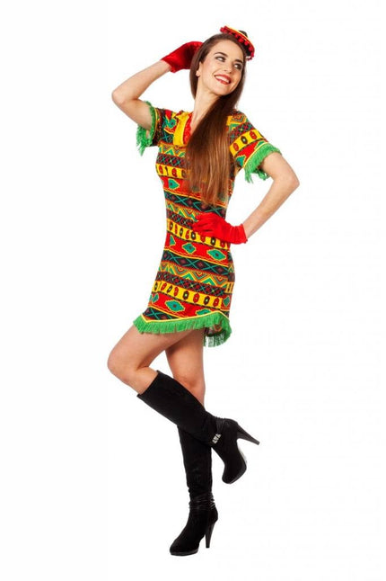 Feestbazaar Mexicaanse Bandita jurk
