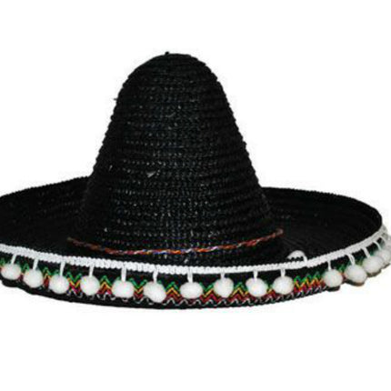 Feestbazaar Mexicaanse sombrero kind zwart