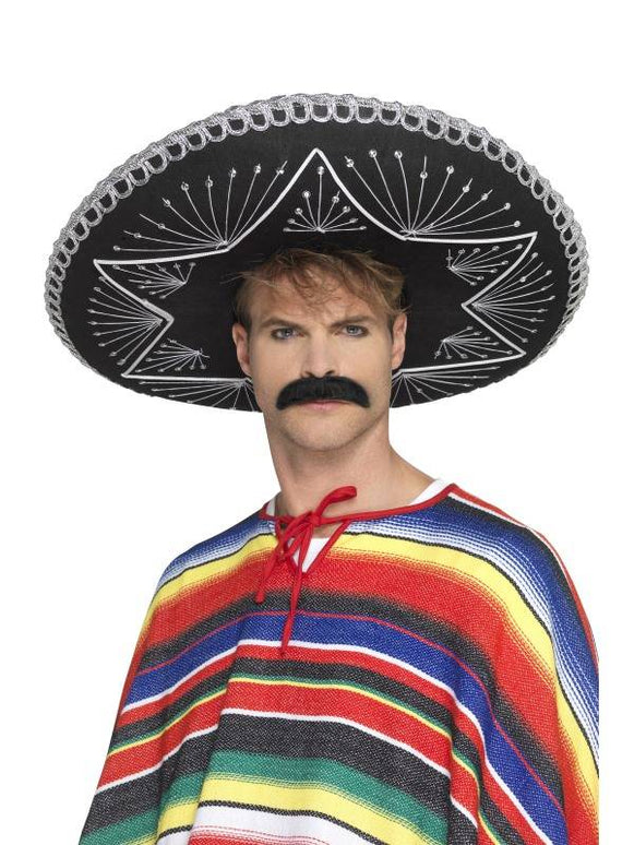 Feestbazaar Mexicaanse sombrero zwart