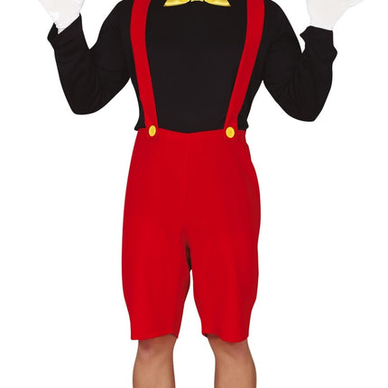Feestbazaar Mickey Mouse Kostuum Heren Kort