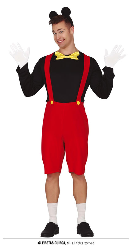 Feestbazaar Mickey Mouse Kostuum Heren Kort