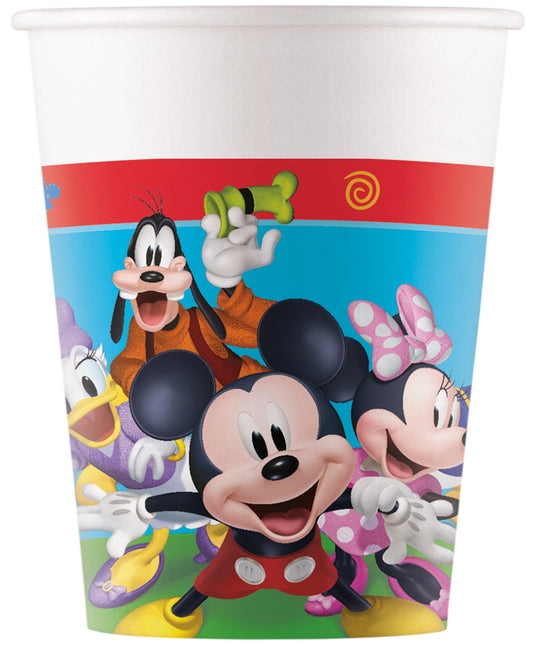 Feestbazaar Mickey Mouse Rock The Clubhouse Bekers (8st)