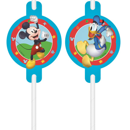 Feestbazaar Mickey Mouse Rock The Clubhouse Rietjes (4st)