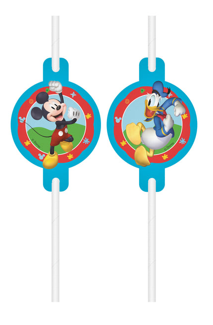 Feestbazaar Mickey Mouse Rock The Clubhouse Rietjes (4st)