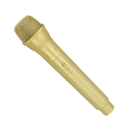 Feestbazaar Microfoon Deluxe Goud