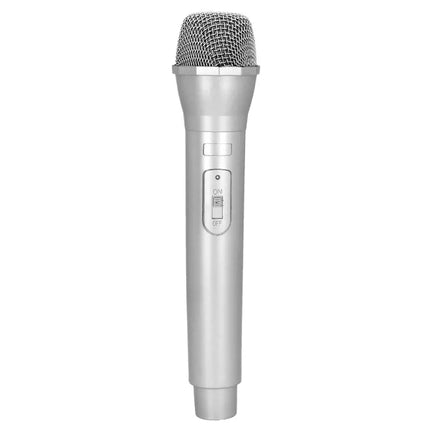 Feestbazaar Microfoon Deluxe Zilver