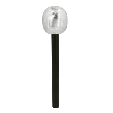 Feestbazaar Microfoon Zilver (20cm)