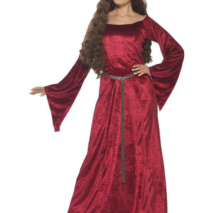 Feestbazaar Middeleeuwse maid kostuum