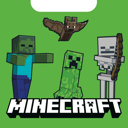 Feestbazaar Minecraft Uitdeelzakjes (4st)