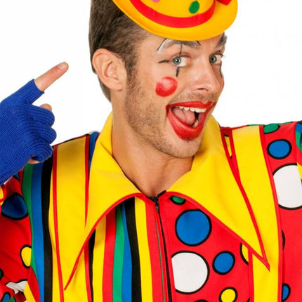 Feestbazaar Mini bolhoed geel