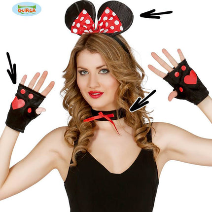Feestbazaar Mini mouse set 3-delig