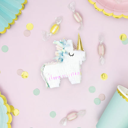 Feestbazaar Mini Piñata Unicorn Pastel