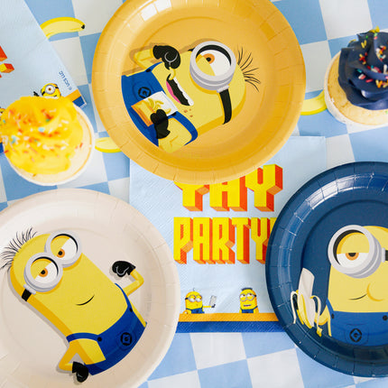 Feestbazaar Minions Bordjes 18cm (6st)