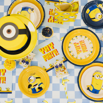 Feestbazaar Minions Bordjes 18cm (6st)