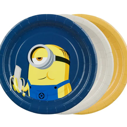 Feestbazaar Minions Bordjes 18cm (6st)