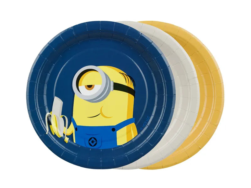 Feestbazaar Minions Bordjes 18cm (6st)