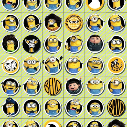 Feestbazaar Minions Stickervel