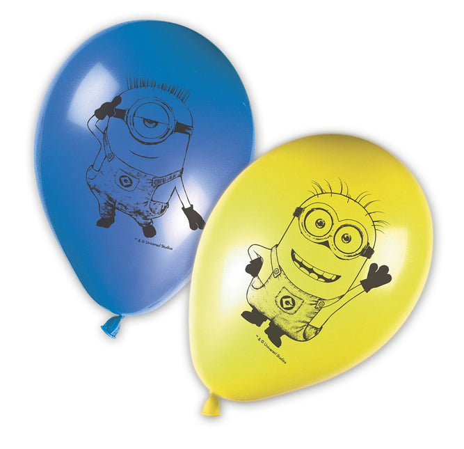Feestbazaar Minions The Rise Of Gru Ballonnen (8st)