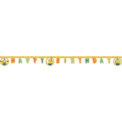 Feestbazaar Minions Verjaardagsslinger (2,3m)