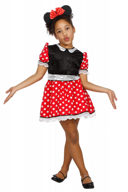 Feestbazaar Minnie modern jurkje kind