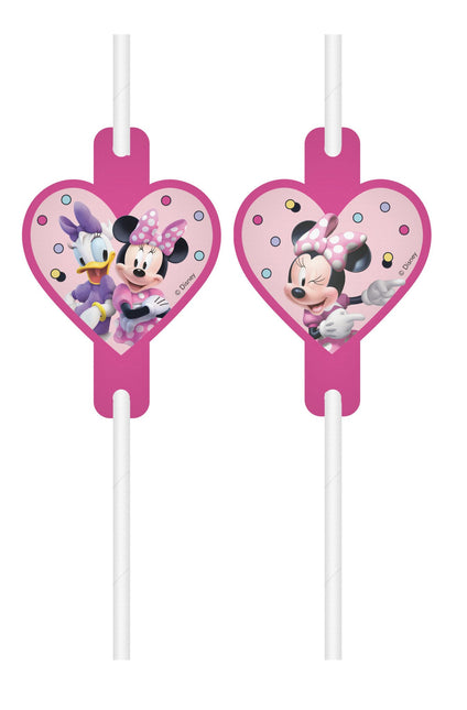 Feestbazaar Minnie Mouse Junior Rietjes (4st)