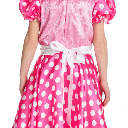 Feestbazaar Minnie mouse kostuum kind roze