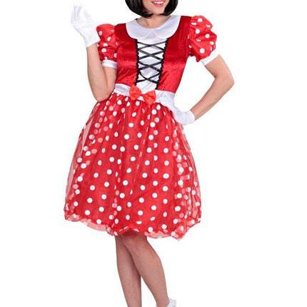 Feestbazaar Minnie Mouse verkleedpak vrouw
