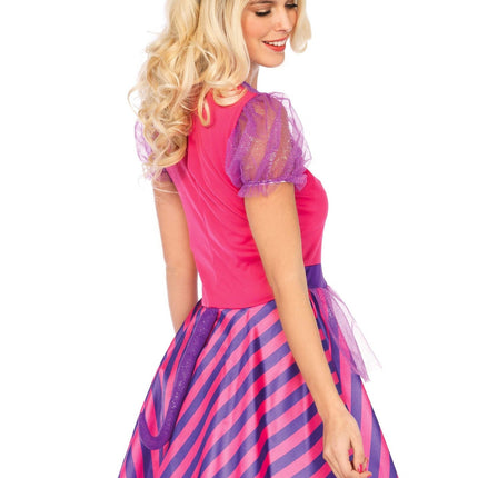 Feestbazaar Miss Cheshire Kat Kostuum Dames