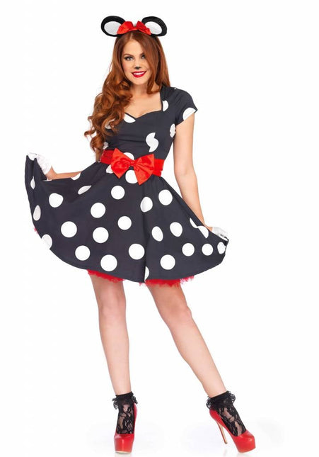 Feestbazaar Miss Minnie Mouse kostuum