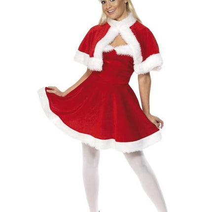 Feestbazaar Miss Santa outfit