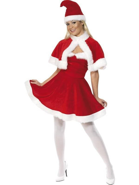 Feestbazaar Miss Santa outfit