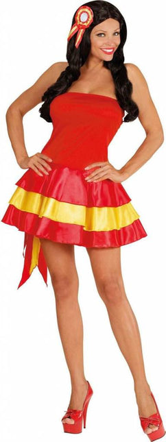 Feestbazaar Miss Spanje jurkje