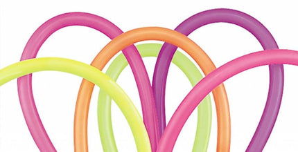 Feestbazaar Modelleerballonnen Kleurenmix Neon - 100 stuks