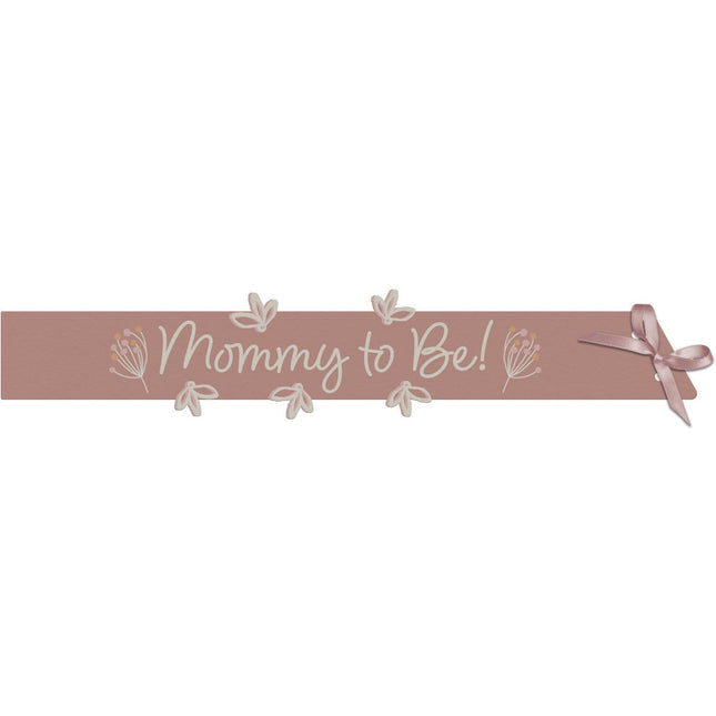 Feestbazaar Mommy To Be Sjerp Roze 1,5m
