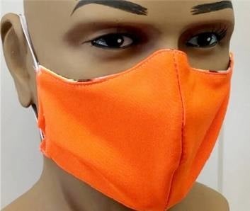 Feestbazaar Mondkapje Snoephartjes/Oranje