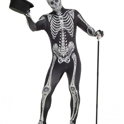 Feestbazaar Morphsuit Day Of The Dead Skelet
