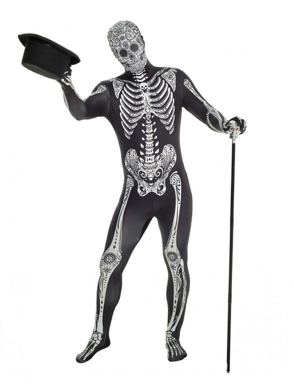 Feestbazaar Morphsuit Day Of The Dead Skelet